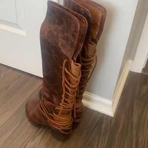 Freebirds lace up boots
